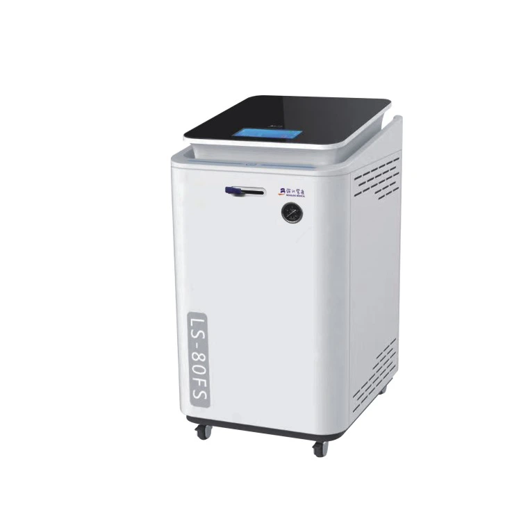 Manueller Vertikaldruck-Dampfsterilisator mit Klappdeckel